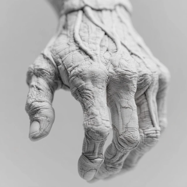 Hand Muscles Anatomical Illustration