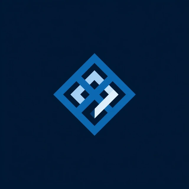 Minimalist Blue Logo for Consulting Firm