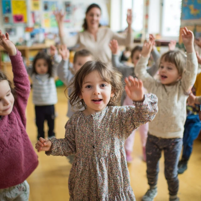 Kindergarten Music and Movement Class