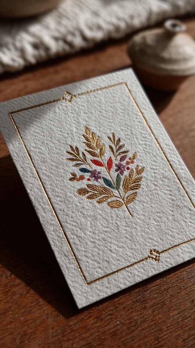 Birthday Card for Motherinlaw with Flowers Gold