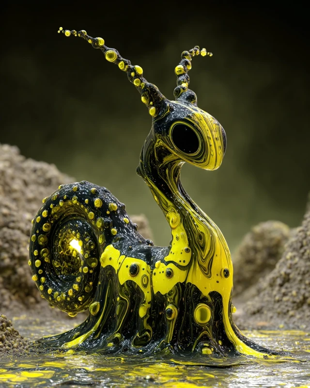 DMT Swamp Monster Emerging From Sludge