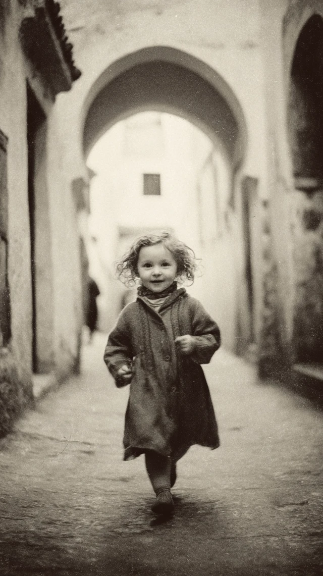 Tetouan Morocco Girl 1862 Early Historical Photo
