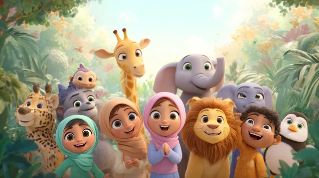 Islamic Zoo Adventure Kids Music Video