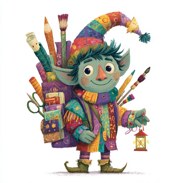 Creative Elf Artist for Kids Interactive Book