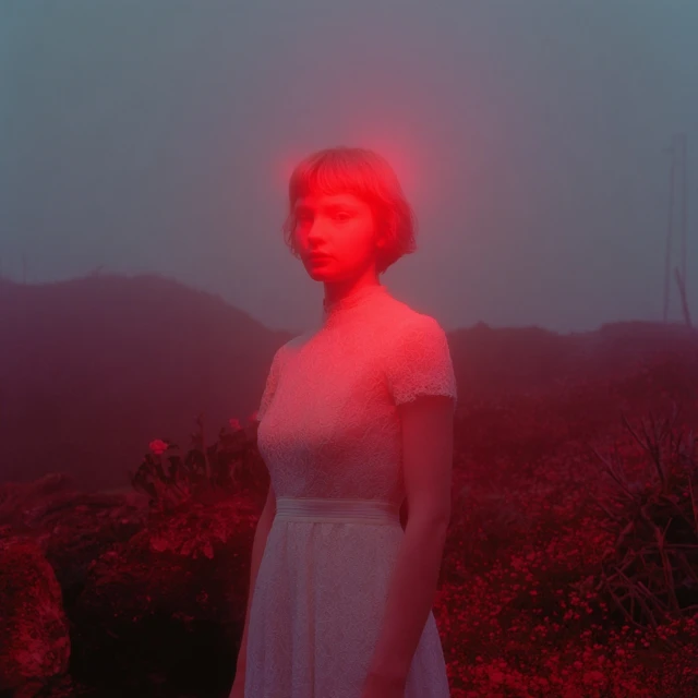 Surreal Neon Portrait Photography