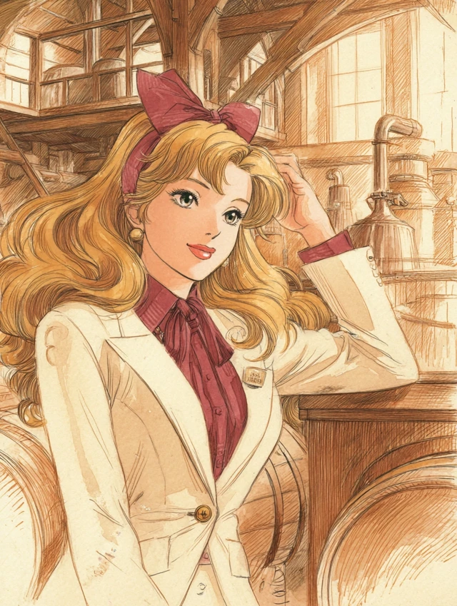 Anime Whiskey Glenmorangie Premier Selection Illustration