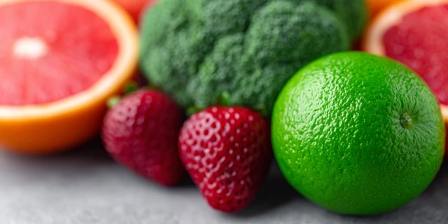 Fresh Orange with Leaf Gourmet Food Photography