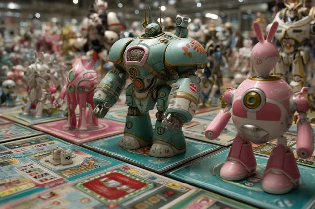 Board Game Fantasy Mechs Warriors Princesses