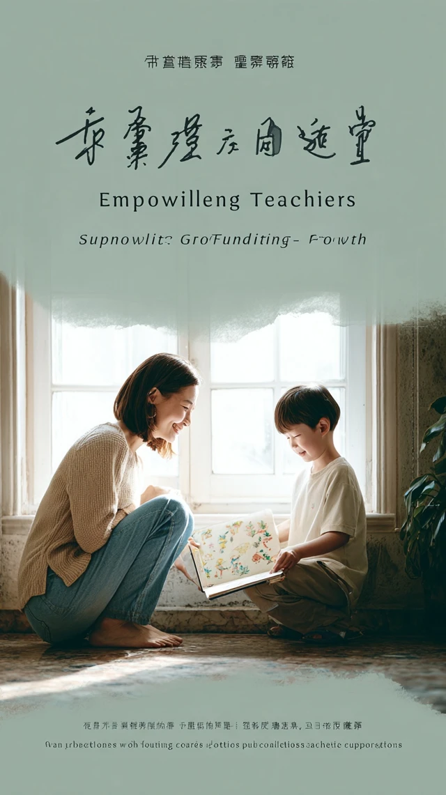Teacher and Student Education Illustration