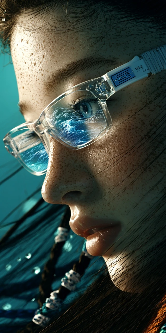 Vogue Cover Girl Photorealistic Portrait