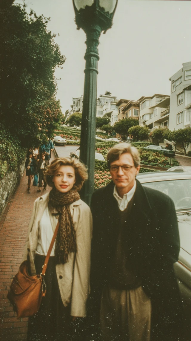 1980s Couple on Lombard Street Photography
