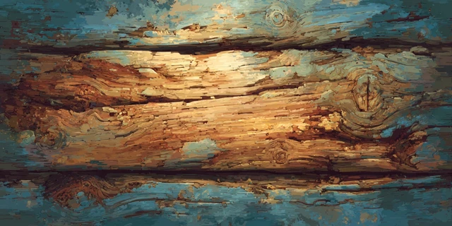 Impressionist Wood Plank WoW Style Texture