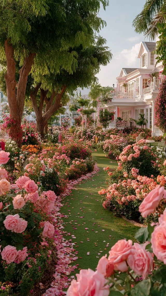 Chunri Villa Rose Garden Pink Champagne Event