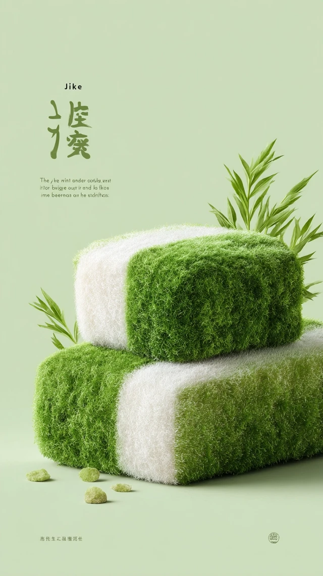 JiKe Green Grass Design High Quality Visual