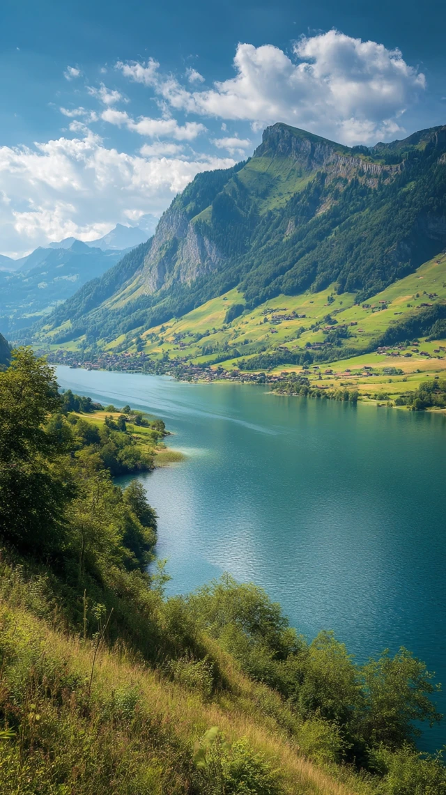 Swiss Countryside Tranquil Lakes and Mountain Trails