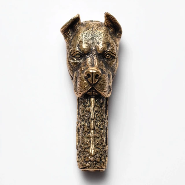 Pit Bull Mezuzah Decorative Door Ornament