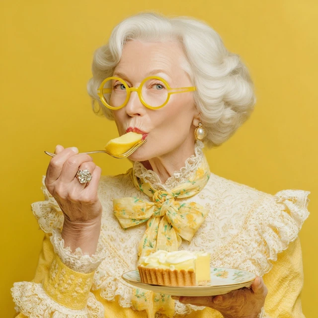 Luxury Gourmet Food Photography Lemon Tart