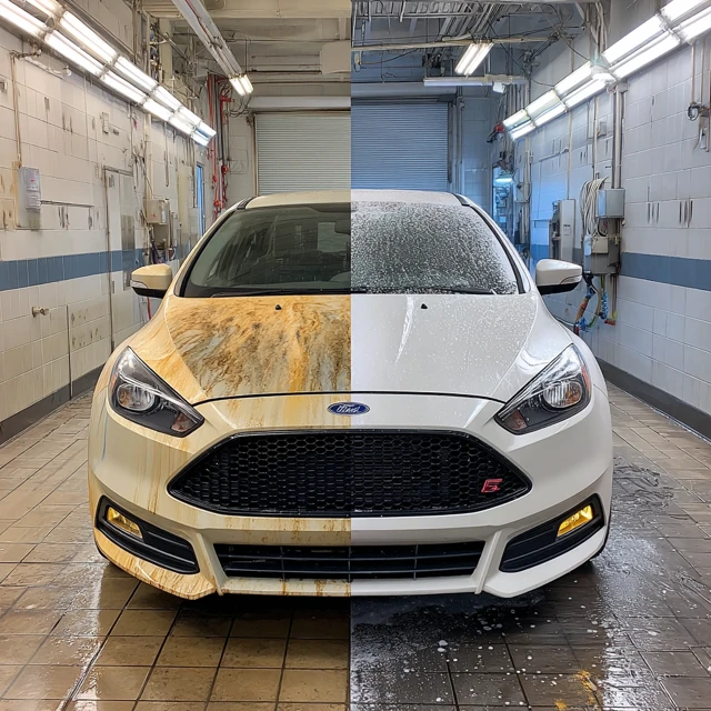Car Wash Before and After Transformation