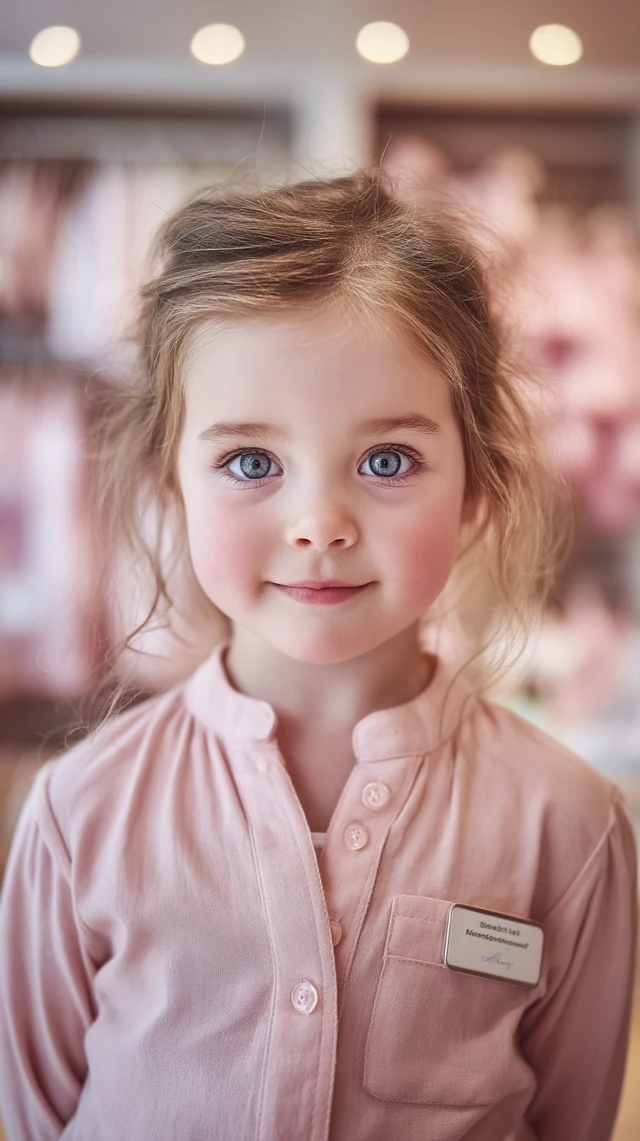 Baby Store Attendant Portrait