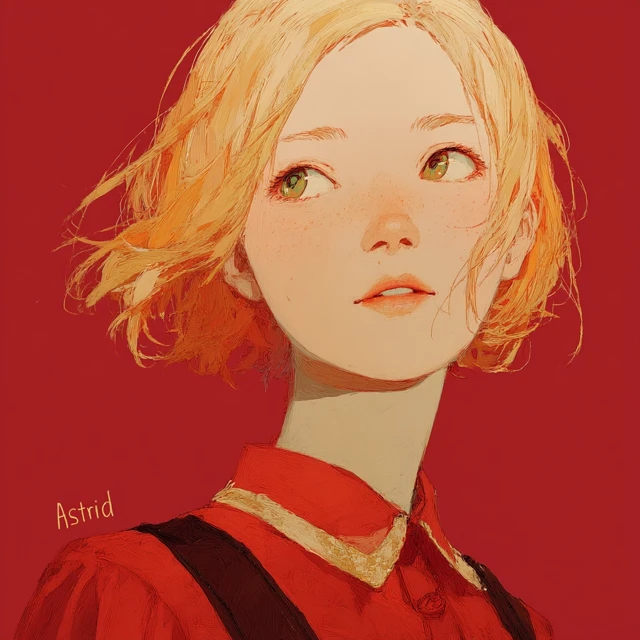 Astrid Portrait Art