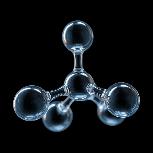Formaldehyde Molecule 3D Icon HD Photography