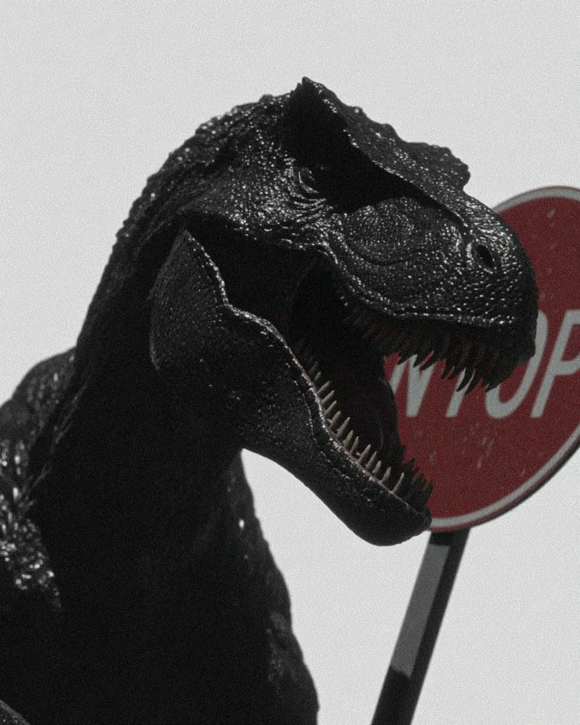 Hyperrealistic Dinosaur Photograph