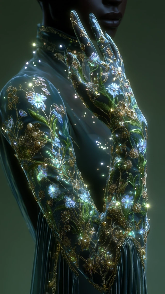 Enchanted Opera Gloves: Fantasy Couture