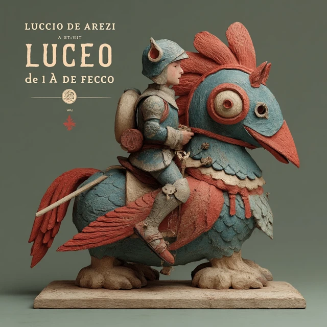 Toy Knight on Horse Illustration