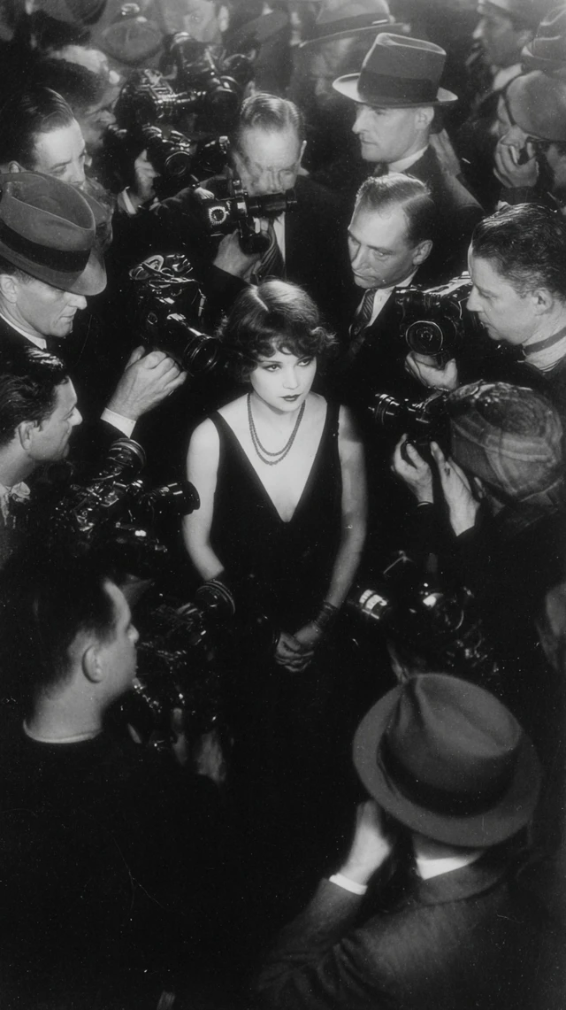 Clara Bow Hollywood Premiere 1920s Glamour