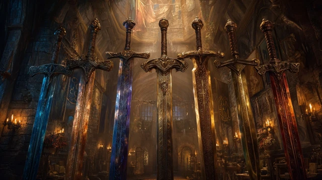 Crystal Swords and Daggers Fantasy Weaponry