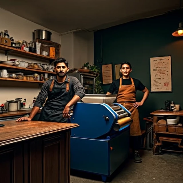 Indonesian Cafe Kitchen Noodles Machine