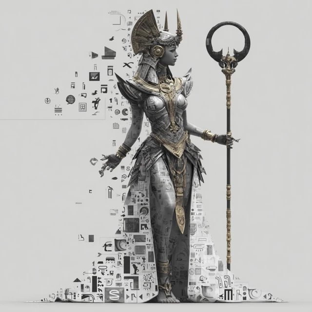 Maat Egyptian Goddess Modern Tech Iconography