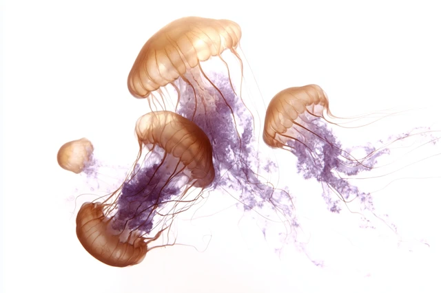 Jellyfish Photography: Stunning 4K Images on White