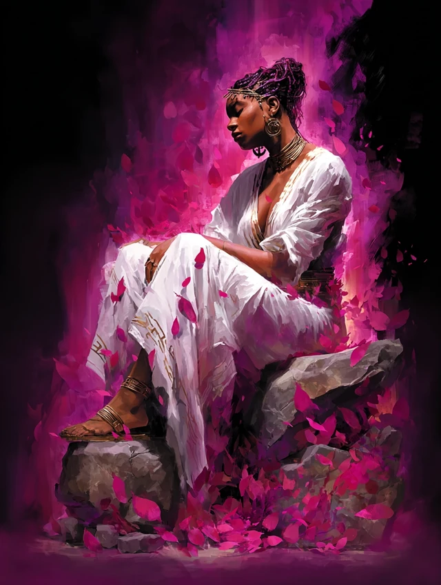 Greek African Oracle Art