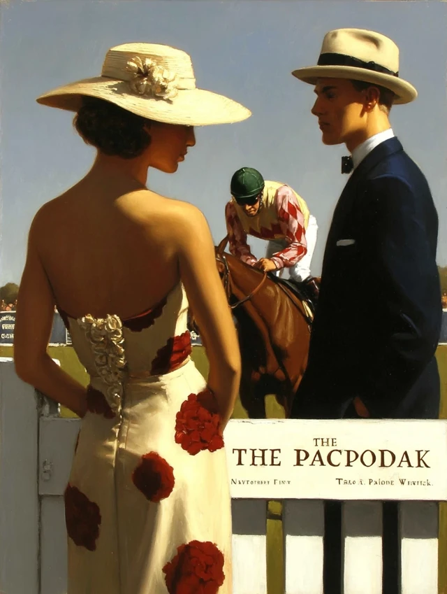 A Day at the Races Painting
