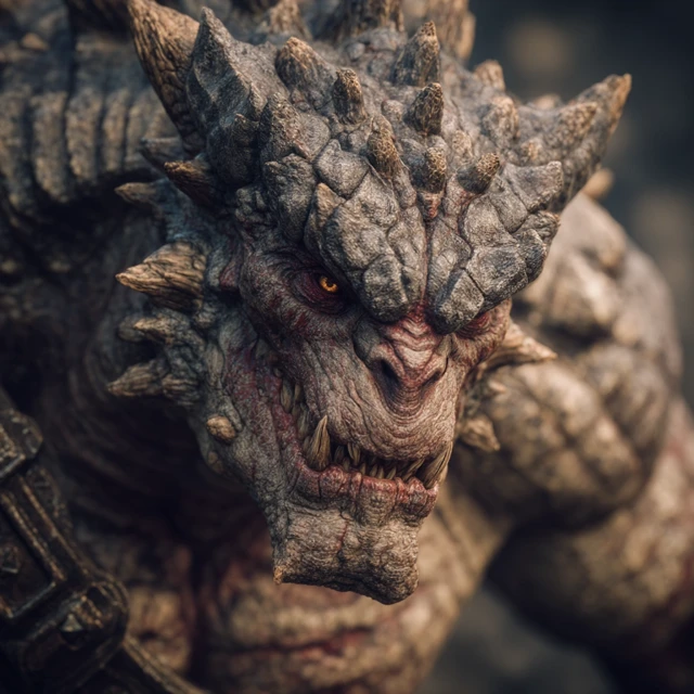 Dragon Zombie Titan Inspired by Doom The Dark Ages
