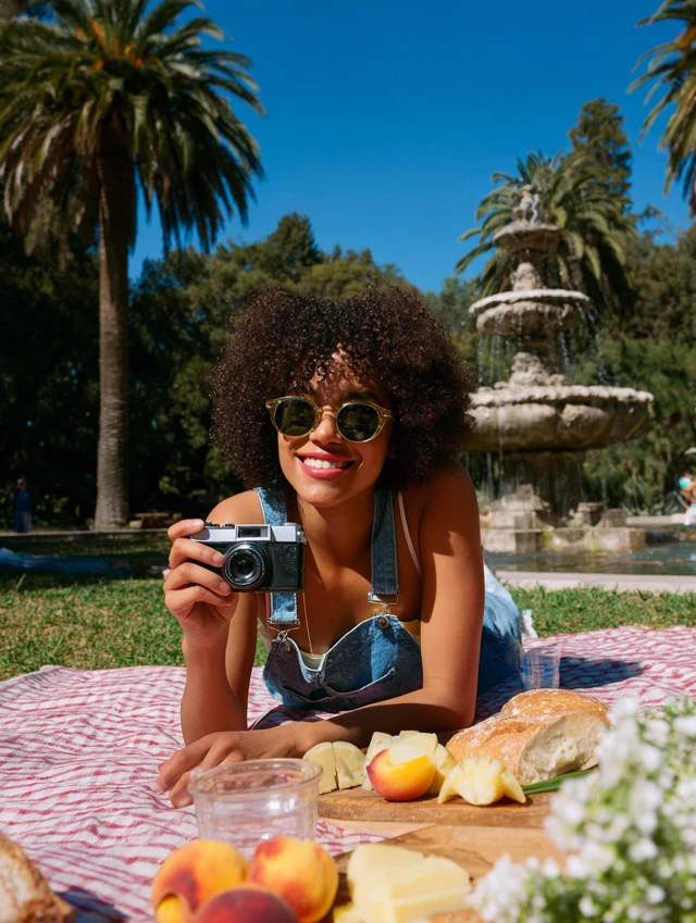 Summer Picnic Park Lifestyle Photography