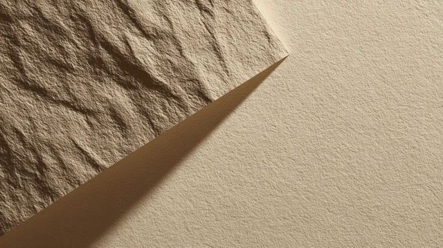 Elegant Beige Textured Paper Realistic Creases