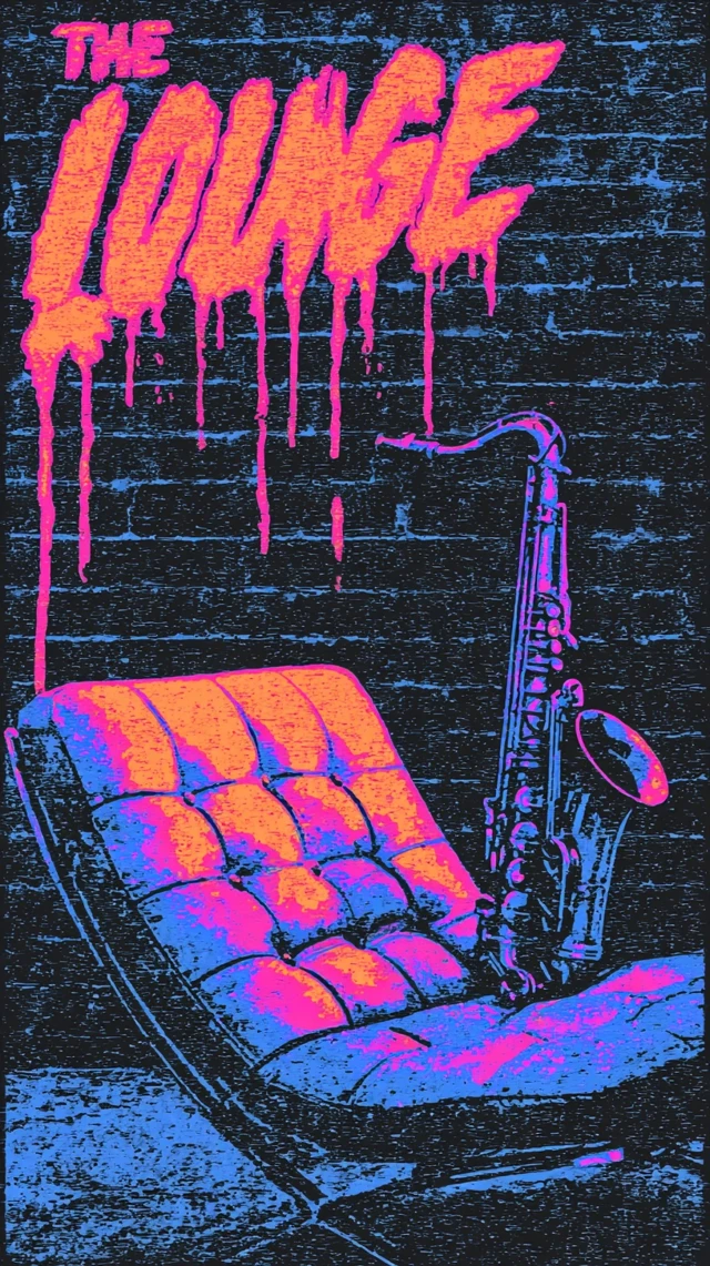 The Lounge Neon Art Saxophone Lounge Chair Album Cover