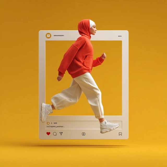 Instagram Post Art Woman Fashion Modern