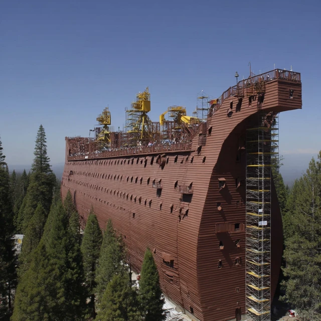 Noahs Ark Construction: Redwood Forest California