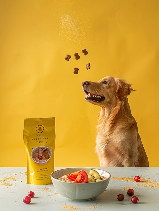 Dog Food Photography Magical Studio Scene