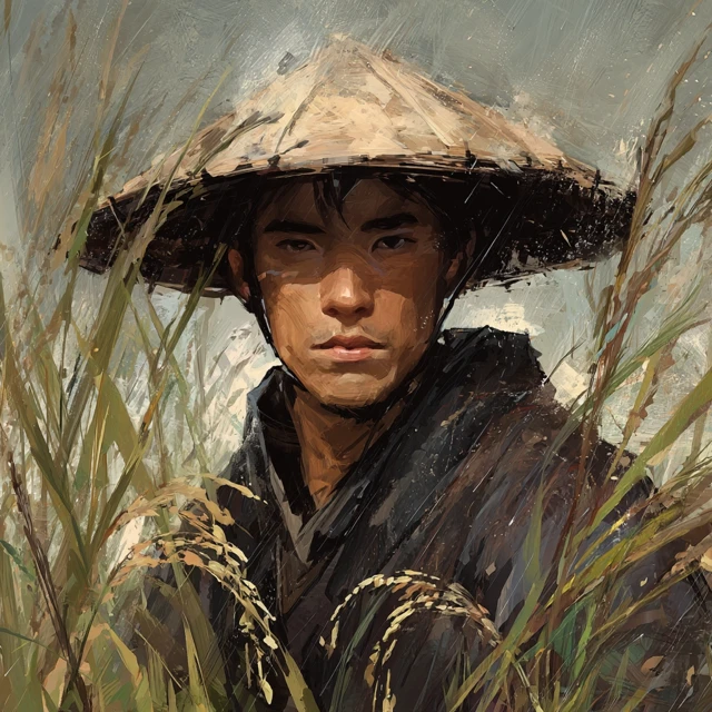 Japanese Shugenja Portrait Illustration Art
