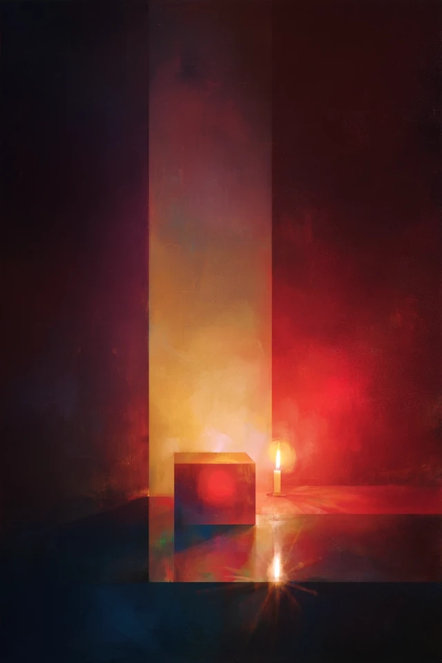 Dominance and Fear Abstract Art