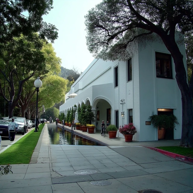 David Lynch Style Building in Los Angeles