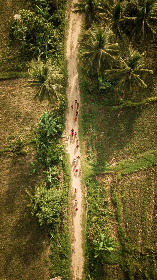 Filipino Family Path Kindness and Community