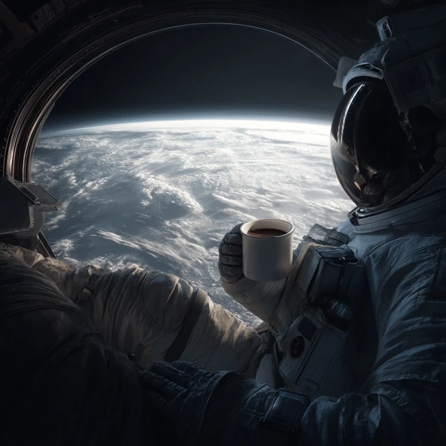 Coffee in Space A Cosmic Brew