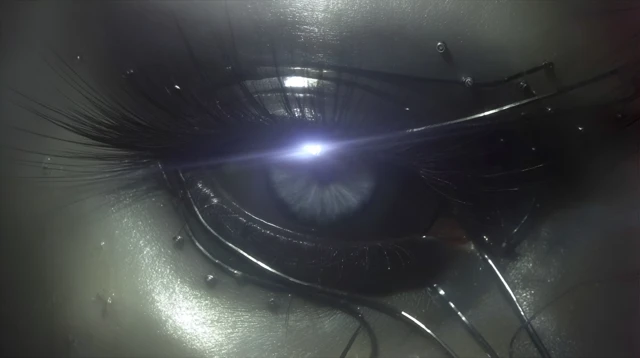 Cybernetic Eye Noir Aesthetics