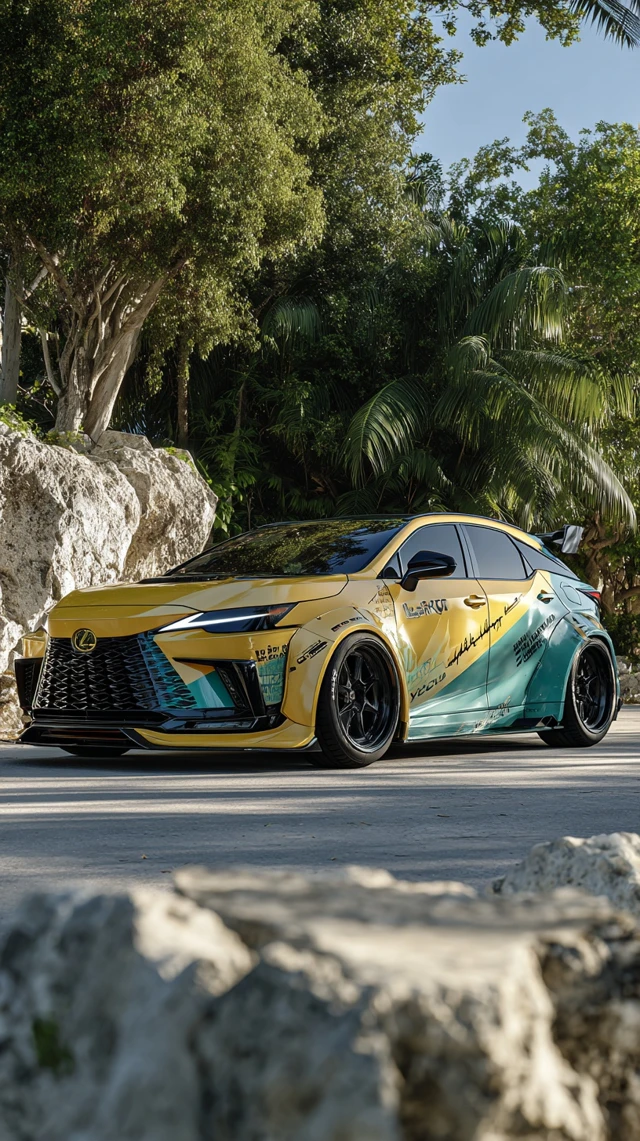 Futuristic Lexus Shooting Brake Car Design Photography