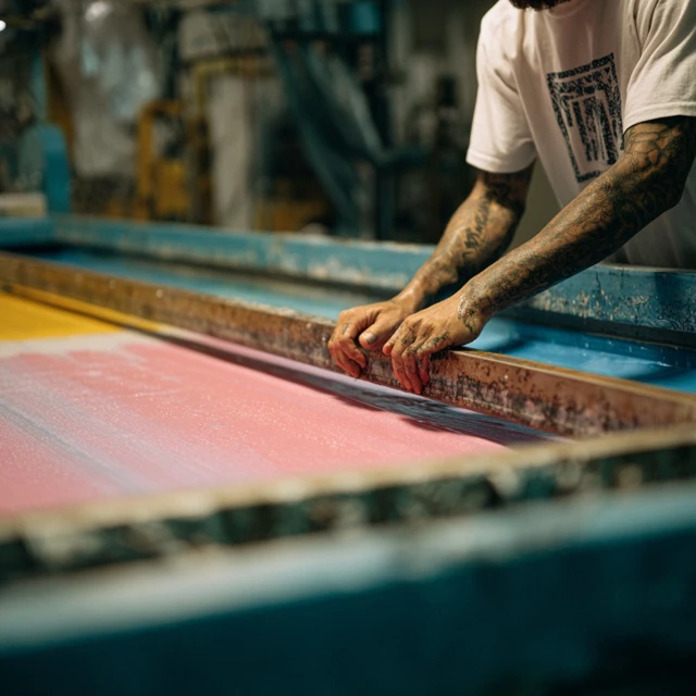 Stussy TShirt Printing Factory Wes Anderson Style